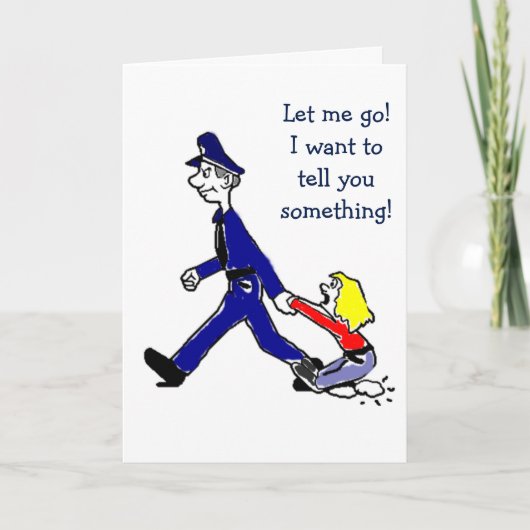 CARTES POUR FÊTES ANNUELLES SOUS ARRESTATION-JE VEUX PASSER NOËL AVEC "VOUS" (Devant)