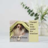 Cartes Pour Fêtes Annuelles Sous la météo (Debout devant)