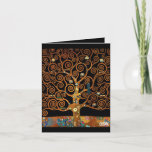 Cartes Pour Fêtes Annuelles Sous l'arbre de la vie, Gustav Klimt,<br><div class="desc">Sous l'arbre de la vie,  Gustav Klimt,  carte de voeux</div>