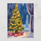 Cartes Pour Fêtes Annuelles Sous l'arbre de Noël (Devant)