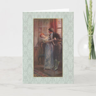 Cartes Pour Fêtes Annuelles Sous le gui