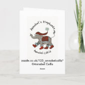 Cartes Pour Fêtes Annuelles Sous le gui (Dos)