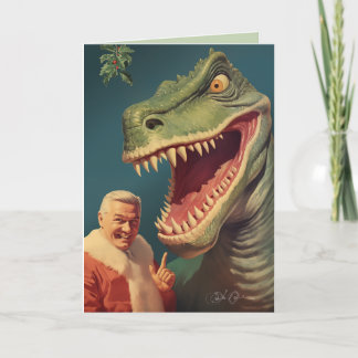 Cartes Pour Fêtes Annuelles Sous le Mistletoe