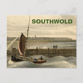 Cartes Pour Fêtes Annuelles Southwold, Suffolk Bateaux Vintages & Mer