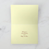 Cartes Pour Fêtes Annuelles Souvenir de Noël (Intérieur)