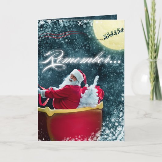 Cartes Pour Fêtes Annuelles Souviens-toi... (Devant)