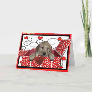 CARTES POUR FÊTES ANNUELLES SOYEZ À MOI - JE VOUS WUF - JE VOUS AIME - PUPPY V
