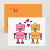 Cartes Pour Fêtes Annuelles Soyez des robots de mine (Devant / Derrière)