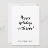 Cartes Pour Fêtes Annuelles Soyez Éblouissant (Dos)