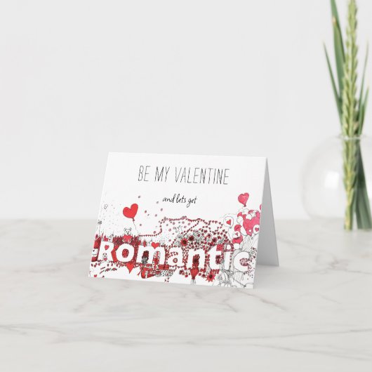 Cartes Pour Fêtes Annuelles Soyez ma citation Valentine (Devant)