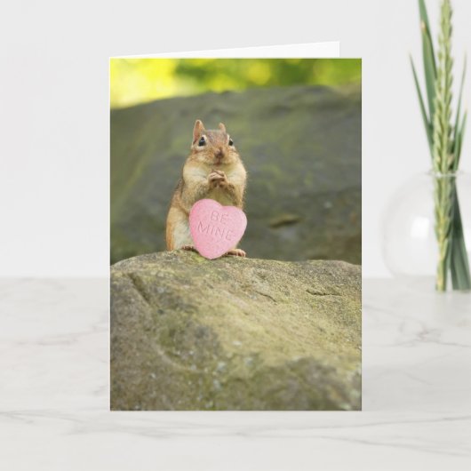 Cartes Pour Fêtes Annuelles Soyez mien Little Chipmunk (Devant)