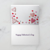 Cartes Pour Fêtes Annuelles Soyez mon Valentin (lesbienne/bisexuel) (Intérieur)