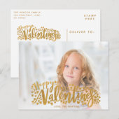 CARTES POUR FÊTES ANNUELLES SOYEZ MON VALENTINE (Devant / Derrière)