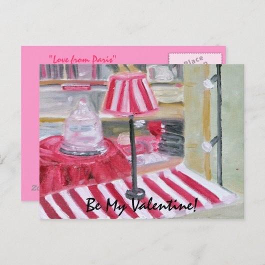 Cartes Pour Fêtes Annuelles Soyez mon Valentine ! (Devant / Derrière)