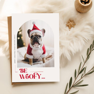 Cartes Pour Fêtes Annuelles Soyez Woofy Mignon Drôle Chien Animal Compagnon Ph
