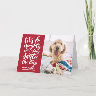 Cartes Pour Fêtes Annuelles Soyons coquins Mains Lettrées Fêtes Drôle