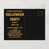 Cartes Pour Fêtes Annuelles Soyons Éffrayants - Joli Monster Party Fun (Dos)