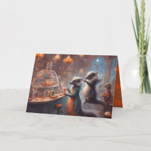Cartes Pour Fêtes Annuelles Space Rats Joyeux Halloween