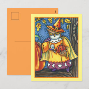 CARTES POUR FÊTES ANNUELLES SPECTACLES MAGIQUES ET HALLOWEEN HOOTS, ASSISTANT