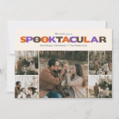 Cartes Pour Fêtes Annuelles Spectaculaire drôle de photo d'Halloween de vacanc (Devant)