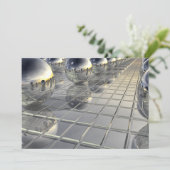 Cartes Pour Fêtes Annuelles Sphères et miroirs (Debout devant)