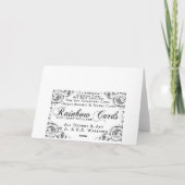 Cartes Pour Fêtes Annuelles Splendor d'automne (Dos)