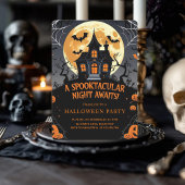 Cartes Pour Fêtes Annuelles Spooktacular Haunular House Halloween Party