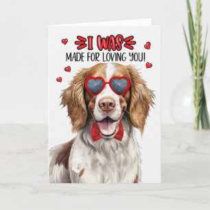 Cartes Pour Fêtes Annuelles Springer Spaniel Chien fait pour vous aimer Valent