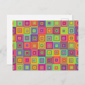 Cartes Pour Fêtes Annuelles Squares (Devant / Derrière)