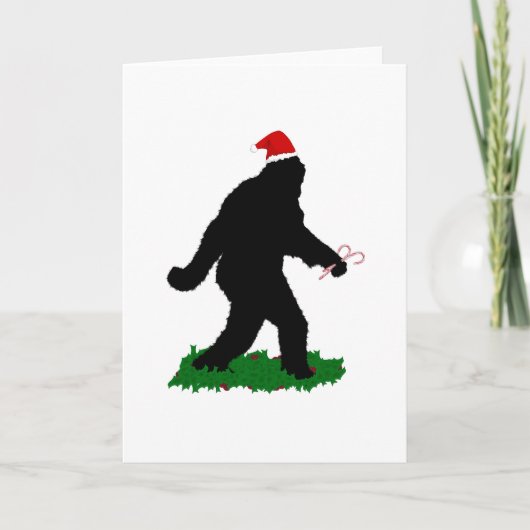 Cartes Pour Fêtes Annuelles Squatchine de Noël' (Devant)
