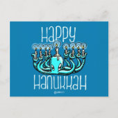 Cartes Pour Fêtes Annuelles Squiggles : Pieuvre Joyeux Hanukkah (Devant)