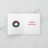 Cartes Pour Fêtes Annuelles St. Bernard Christmas (Intérieur)