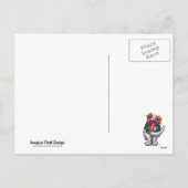 Cartes Pour Fêtes Annuelles St. Bernard Christmas (Dos)