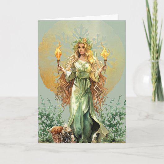 Cartes Pour Fêtes Annuelles St. Brigids Day Candlemas Imbolc (Devant)