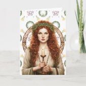 Cartes Pour Fêtes Annuelles St. Brigids Day Candlemas Imbolc (Devant)