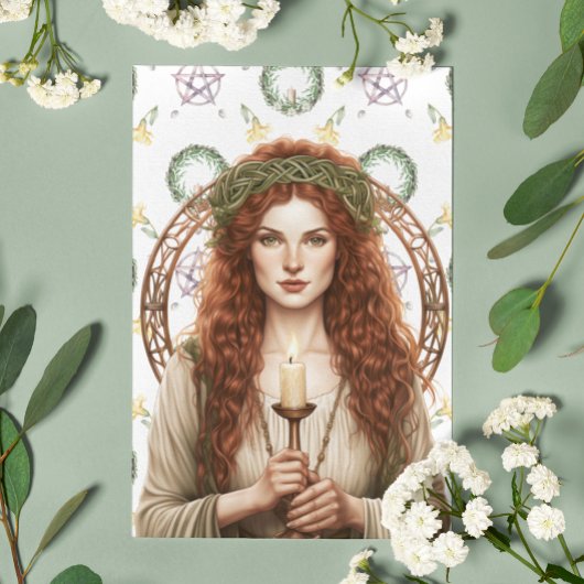 Cartes Pour Fêtes Annuelles St. Brigids Day Candlemas Imbolc