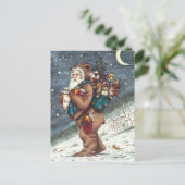 CARTES POUR FÊTES ANNUELLES ST. NICK DANS LA COUVERTURE TEDDY BEAR, NOËL TEDDI (Debout devant)