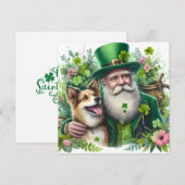 Cartes Pour Fêtes Annuelles St.Patrick ;  (Devant / Derrière)