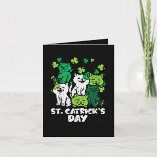 Cartes Pour Fêtes Annuelles St Patricks Catricks Day Cats Saint Pattys