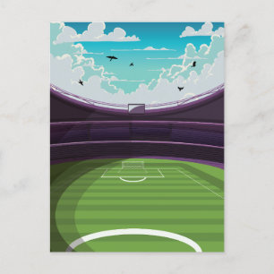 Cartes Pour Fêtes Annuelles Stade de football