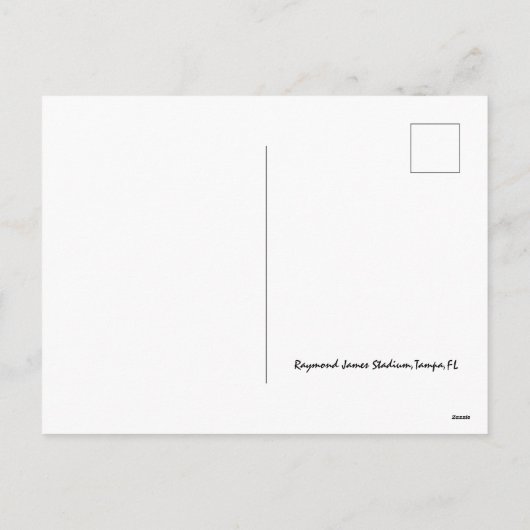 Cartes Pour Fêtes Annuelles Stade Raymond James, Tampa, FL Vue aérienne (Dos)