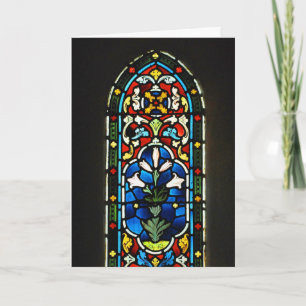 Cartes Pour Fêtes Annuelles Stained Glass