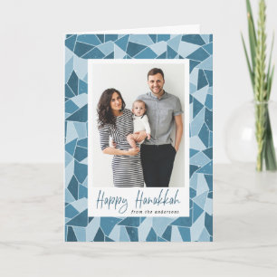 Cartes Pour Fêtes Annuelles Stained Glass Happy Hanukkah 2 Photo