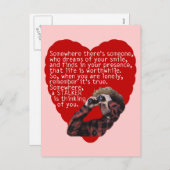 Cartes Pour Fêtes Annuelles Stalker - Funny Valentines Day (Devant / Derrière)