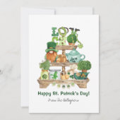 Cartes Pour Fêtes Annuelles Stand Knickknack Stand St Patrick's Day (Devant)