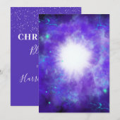 Cartes Pour Fêtes Annuelles Star de Bethléem personnalisée (Devant / Derrière)