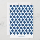 Cartes Pour Fêtes Annuelles Star Of David Menorah Hanoukka - Voeux Photo (Dos)