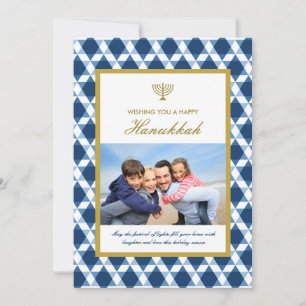 Cartes Pour Fêtes Annuelles Star Of David Menorah Hanoukka - Voeux Photo