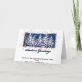 Cartes Pour Fêtes Annuelles Star Spangled Seasons Greetings Card (Dos)