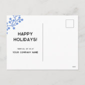 Cartes Pour Fêtes Annuelles Star Wreath Logo Business (Dos)